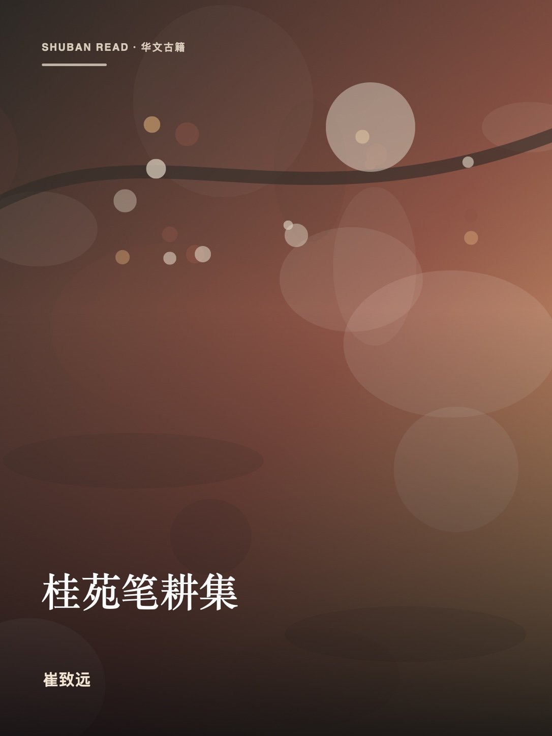 《桂苑笔耕集》封面