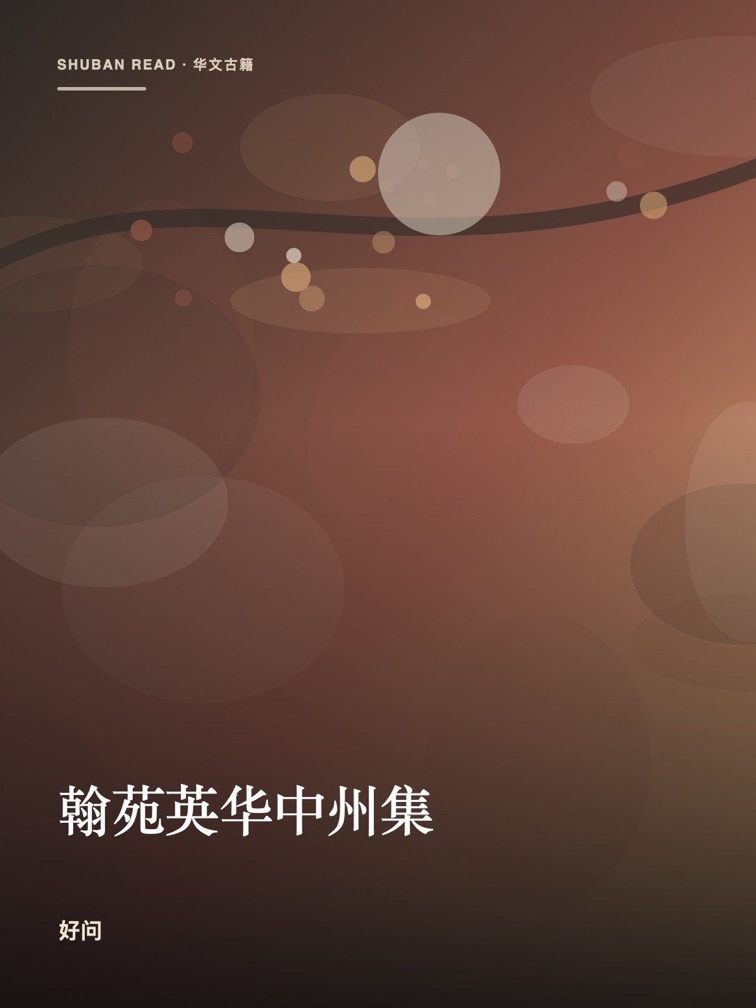 《翰苑英华中州集》独立封面